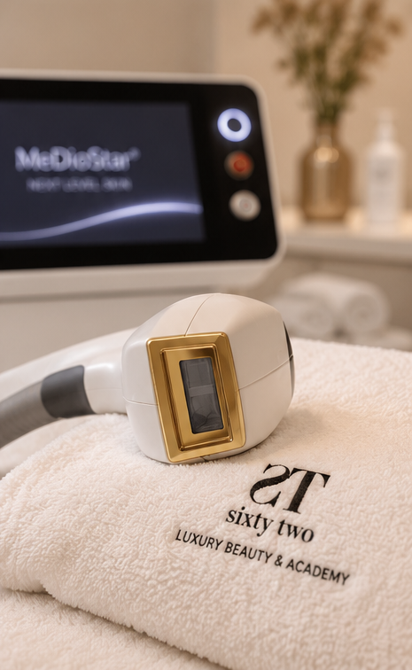 MeDioStar® Diodenlaser-Gerät im sixtytwo Luxury Beauté & Academy